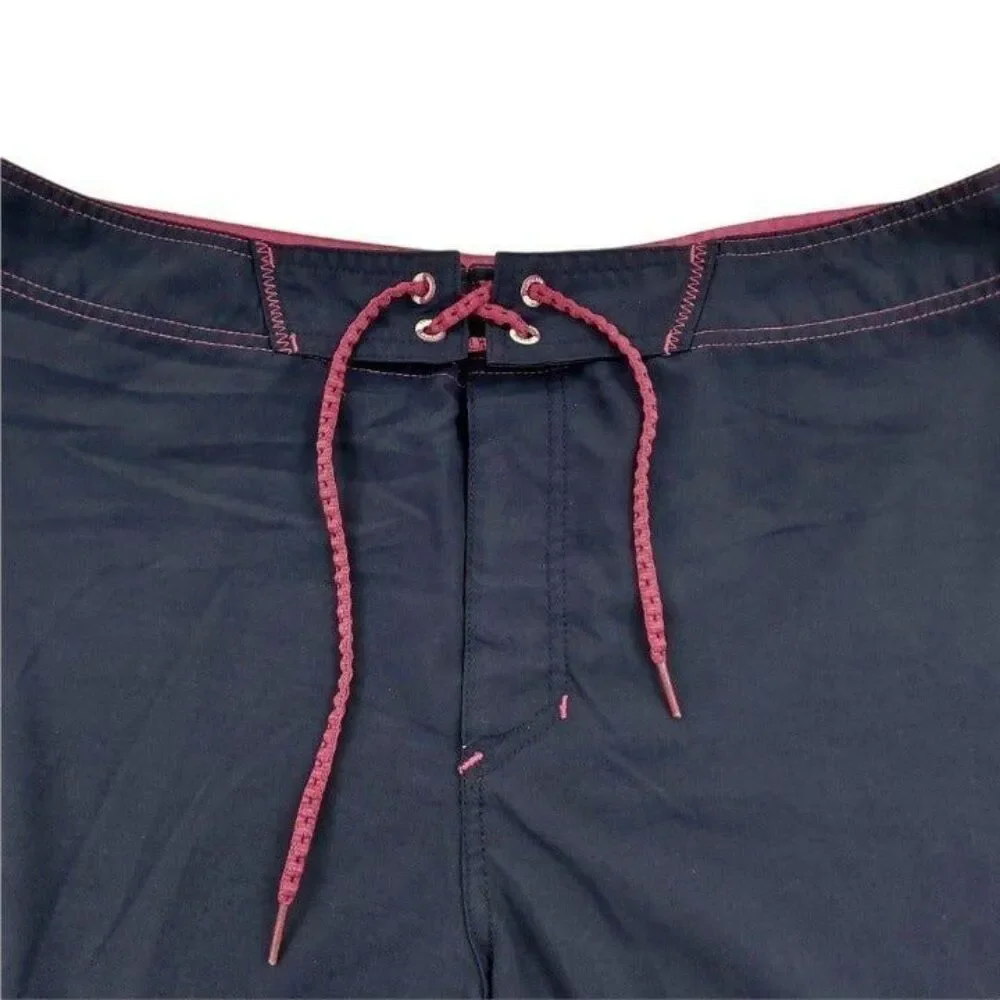 Zara Board Shorts Mens XL Navy Lace Up Beach Pool Summer Outdoor Travel